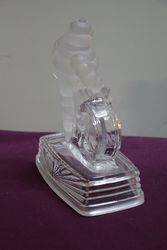 Michelin Glass Figure by Cristal dand39Arques France 