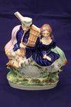 Mid 19th Century Staffordshire Scottish Group.#