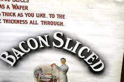 Mint Bacon Sliced Roll Up Poster 