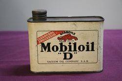 MobilOil Gargoyle Oil Tin 