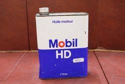 Mobil 2 Liter Oil Tin