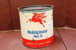 Mobil 5lb Grease Tin