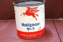 Mobil 5lb Grease Tin