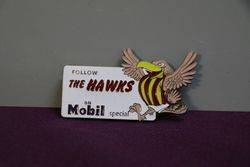 Mobil Badge andquotThe Hawks AFLandquot By Laughtons Melbourne  