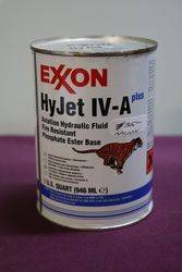 Mobil Exxon Hyjet IVA Plus Hydraulic Fluid Tin 