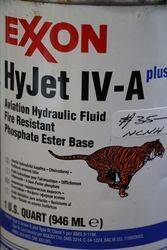 Mobil Exxon One Quart  Hyjet IVA Hydraulic Fluid Tin 