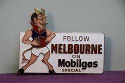 AFL  Badge "Melbourne " By Laughtons Melbourne