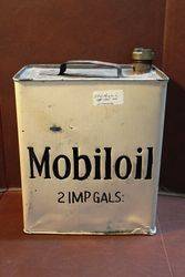 Mobiloil 2 Gallon Tin