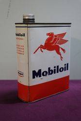 Mobiloil 2 litres Mobil Oil Tin 