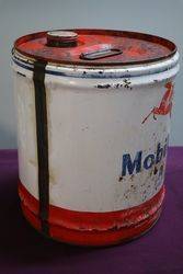 Mobiloil 4 Gallons Oil Tin 