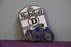 Mobiloil D Badge By W.O.Lewis Birmingham 