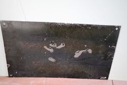 Modern Gargoyle Mobiloils Enamel Sign 