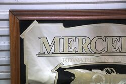 Modern Mercedes Framed Mirror 