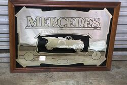 Modern Mercedes Framed Mirror 