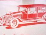 Motoring car pictorial enamel sign---SA71