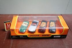 NEW RAY TOYS JaguarBMW 4 car collection