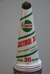 Near Mint Castrol L Pint Bottle + Tin Top 