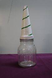 Near Mint Castrol L Pint Bottle + Tin Top 