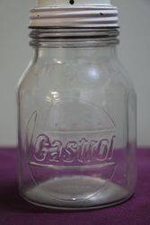 Near Mint Castrol L Pint Bottle + Tin Top 