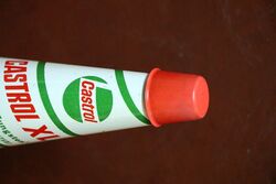 Near Mint Castrol XL Embossed One Pint Oil Bottle with Tin Top