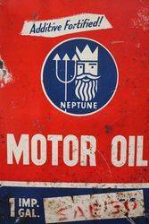 Neptune 1 Gallon Motor Oil Tin 