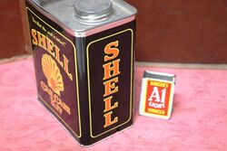 New  Old Stock Shell Black Tin Car Care Kit