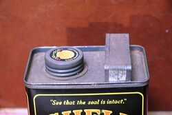 New  Old Stock Shell Black Tin Car Care Kit