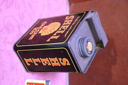 New  Old Stock Shell Black Tin Car Care Kit