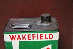 Nice Vintage Castrol Wakefield Z One Gallon Mortor Oil Tin 