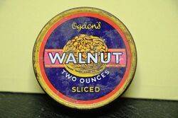 Ogdenand39s Walnut Sliced Tobacco Tin