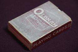 Oldham Batteries John Waddington Playing Cards 