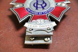 Order of the Road Badge Bar Car Badge