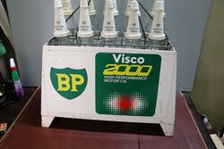 Original BP Visco 2000 Double Sided 10 Bottle Oil Rack