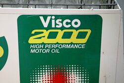 Original BP Visco 2000 Double Sided 10 Bottle Oil Rack
