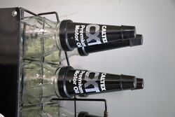 Original Caltex CXT Motor Oil Double Sided 10 Bottle Rack