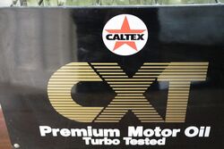 Original Caltex CXT Motor Oil Double Sided 10 Bottle Rack