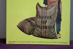 Original Colombia Ankerand39s Aroma Coffee Advertising Card