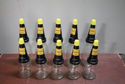 Original Shell Super Motor Oil 10 Bottle Oil Rack