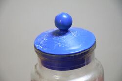 Original Vintage Foxand39s Glacier Mints Jar with Original Lid