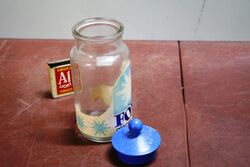 Original Vintage Foxand39s Glacier Mints Jar with Original Lid