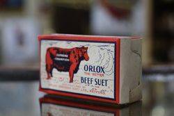 Orlox Shredded Suet Ltd Retford Beef Suet WORLD WAR II Packet 