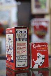 Orlox Shredded Suet Ltd Retford Beef Suet WORLD WAR II Packet 