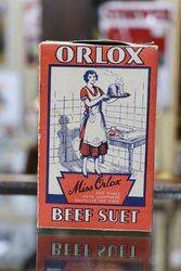Orlox Shredded Suet Ltd Retford Beef Suet WORLD WAR II Packet 