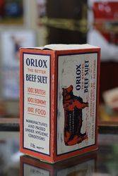 Orlox Shredded Suet Ltd Retford Beef Suet WORLD WAR II Packet 