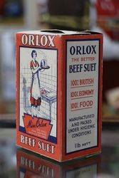 Orlox Shredded Suet Ltd Retford Beef Suet WORLD WAR II Packet 