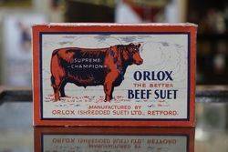 Orlox Shredded Suet Ltd Retford Beef Suet WORLD WAR II Packet 