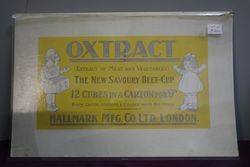 Oxtract The New Savoury Beef-Cup Advertising Card