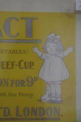 Oxtract The New Savoury BeefCup Advertising Card