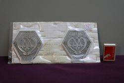 Pair Of AA Badge 