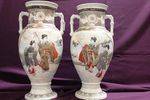 Pair Of Late 19th Century Satsuma Vases